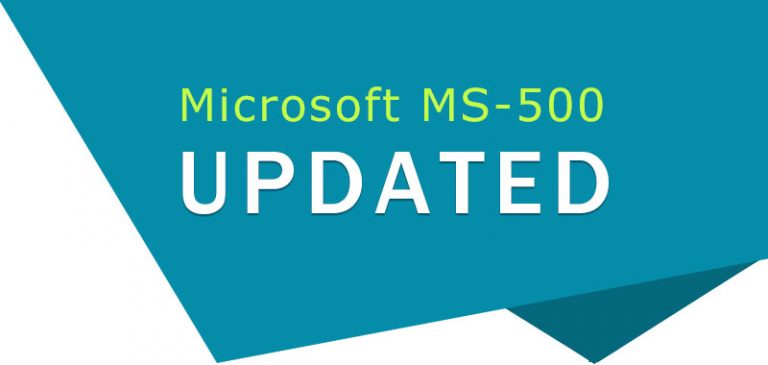 MS-500 New APP Simulations